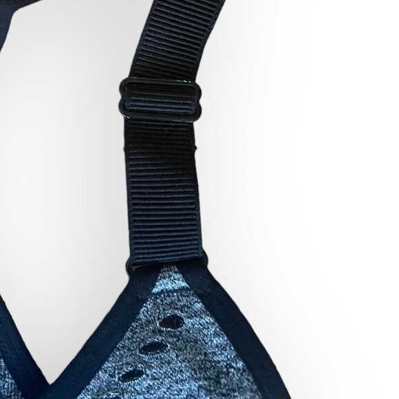 Betsey Johnson Heather Gray Performance Sports Bra XL - Picture 5 of 8